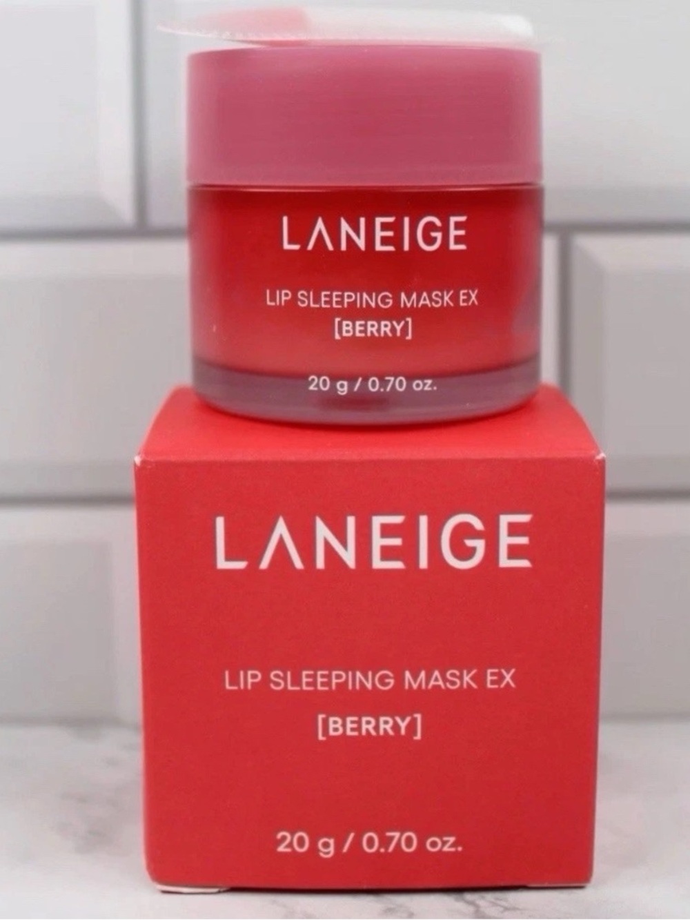 LANEIGE Hydration Lip Sleeping Mask EX Berry 20g Exp 11/2028 NIB
